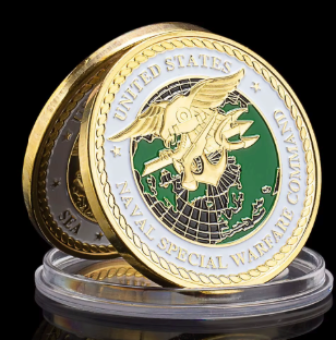 US Special Forces Gold Plated Coin