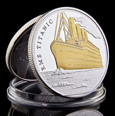 Titanic 1912 Commemmorative Gold Plated Coin